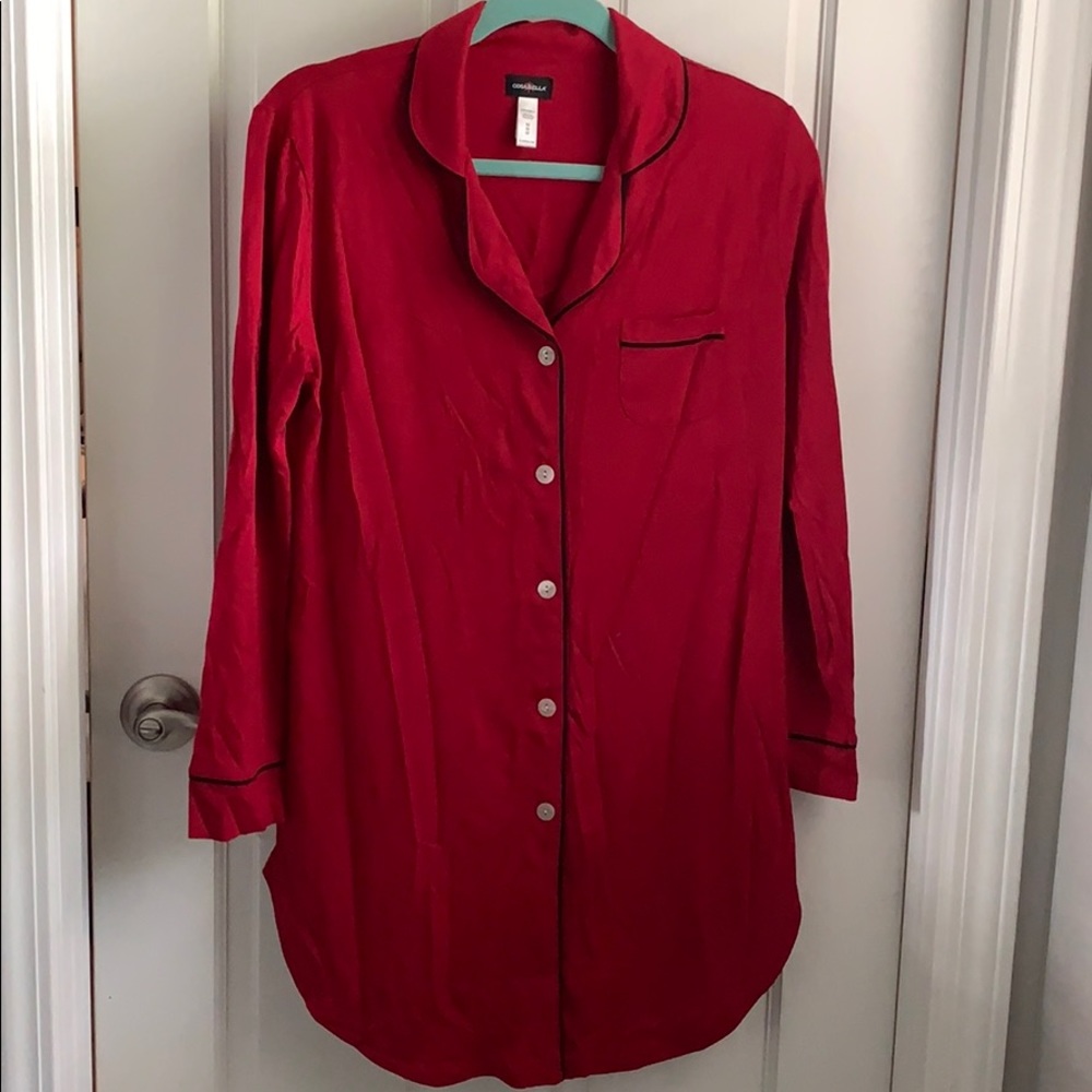 Cosabella red sleep shirt